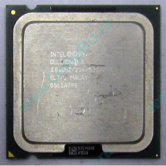 Процессор Intel Celeron D 345J (3.06GHz /256kb /533MHz) SL7TQ s.775 (Ярославль)